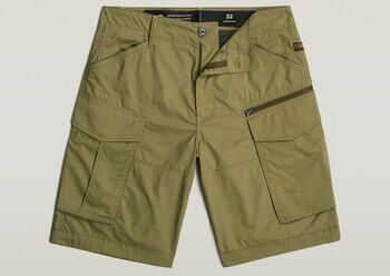 G-Star Raw Korte Broek D08566 D308 RIPSTOP ROVIC ZIP RLXD-B212 SMOKE OLIVE