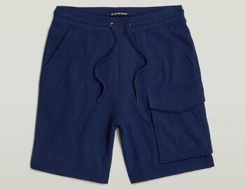 G-Star Raw Korte Broek D24704-D562 ONE POCKET SWEAT SHORTS-1305 IMPERIAL BLUE