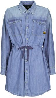 G-Star RAW Relaxed Drawcord Spijkerjurk Lichtblauw Dames