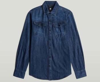 G-Star RAW Arc 3D Slim Overhemd Donkerblauw Heren