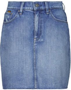G-Star RAW Viktoria Korte Rok Raw Edge Lichtblauw Dames