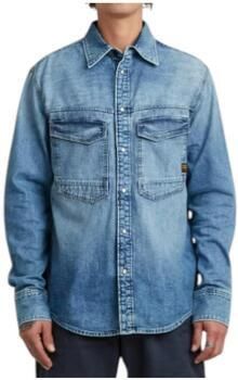 G-Star Raw relaxed fit jeanshemd van puur katoen met drukknopen - Foto 9