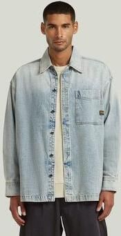 G-Star Raw Spijkerjack D23007-E352 BOXY FIT OVERSHIRT-H947 VINTAGE BORNITE