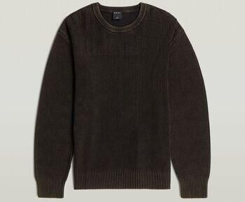 G-Star Raw Sport-T-shirts D30770-E438 WASHED RIB R KNIT-B564 - Foto 2