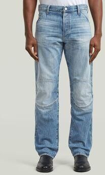 G-Star Raw Straight Jeans D23699-D788 5620 3D REGULAR-H924 FADED SEA BAY - Foto 7