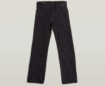 G-Star Raw Straight Jeans D25372-D772 BOWEY 3D-G756 WORN IN BLACK OBSIDIAN