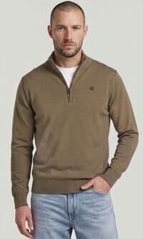 G-STAR RAW Heren Truien & Vesten Core Refined Half Zip Knit Camel - Foto 8