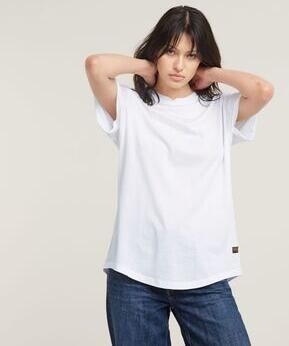 G-Star G Star RAW T shirt Lash Fem Loose Top omgeslagen mouwen met kleine naad vastgezet - Foto 14