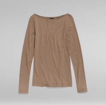 G-Star Raw T-shirt D22754 D266 BOAT SLIM-B743 DEEP VALNUT - Foto 2