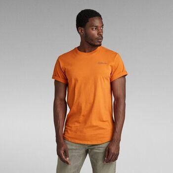 G-Star Grafisch Print Casual T-Shirt Orange Heren