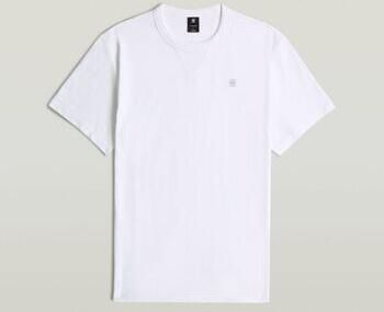 G-Star Raw T-shirt met labelstitching en ronde hals