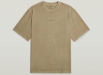 G-Star Raw T-shirt D24780-C756 OVERDYES CENTER-C805 SAFARI