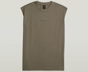 G-Star Raw Tanktop met labelprint model 'Boxy'