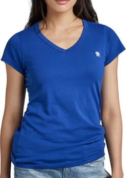 G-Star RAW Eyben Slim V-Hals Top Midden blauw Dames - Foto 3