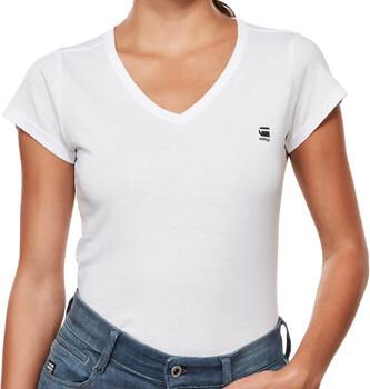 G-Star RAW Slim V-Hals Top Wit Dames