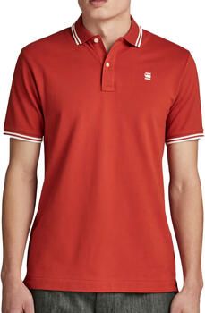 G-Star RAW Dunda Slim Stripe Polo Oranje Heren - Foto 2