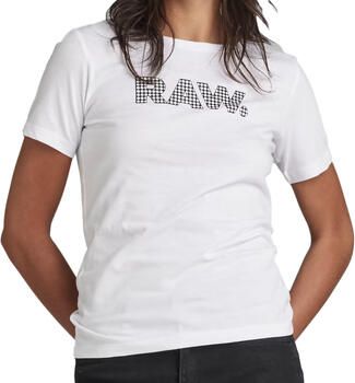 G-Star RAW Anglaise Graphic RAW Top Wit Dames - Foto 2