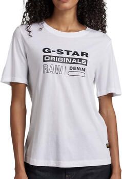 G-Star RAW T-shirt Originals label regular met frontprint - Foto 4