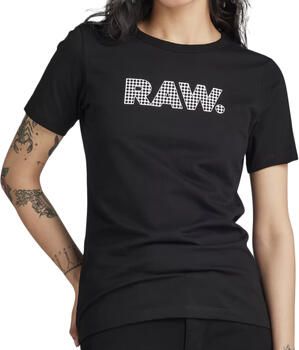 G-Star RAW Anglaise Graphic RAW Top Zwart Dames - Foto 2
