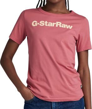 G-Star RAW GS Graphic Slim Top Roze Dames - Foto 4