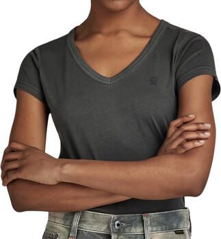 G-Star RAW Eyben Slim V-Hals Top Zwart Dames - Foto 2