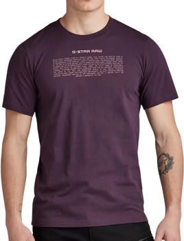 G-Star RAW Poem Slim T-Shirt Paars Heren - Foto 2