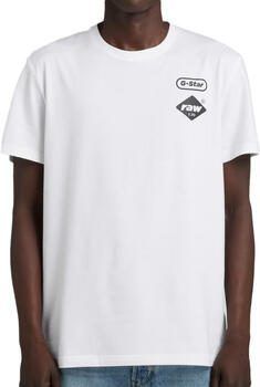 G-Star RAW Chest Graphic T-Shirt Wit Heren - Foto 2