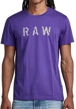 G-Star RAW T-Shirt Paars Heren - Foto 2