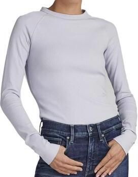 G-Star RAW Slim Rib Top Grijs Dames - Foto 2