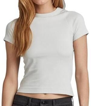 G-Star RAW Cropped T-Shirt Ultra Slim Grijs Dames - Foto 2