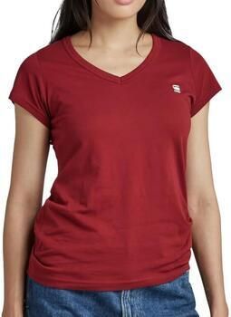 G-Star RAW T-shirt van biologisch katoen rood - Foto 3