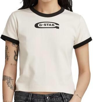 G-Star Raw T-shirt met contraststrepen model 'Ringer baby brother' - Foto 2