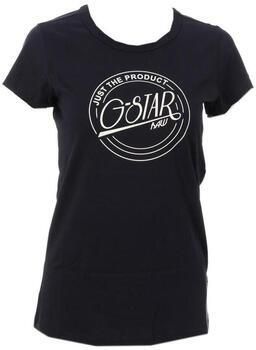 G-Star RAW Large Logo Top Donkerblauw Dames