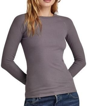 G-Star RAW Slim Rib Top Grijs Dames - Foto 2