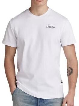 G-Star RAW Multi Graphic T-Shirt Wit Heren