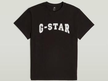 G-Star Raw T-shirt Korte Mouw D26840 C336 Felt Logo R T