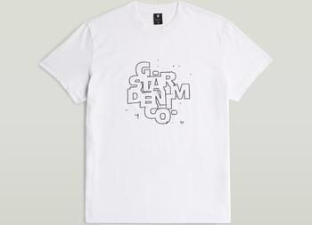 G-Star Raw T-shirt Korte Mouw HD PRINT R T