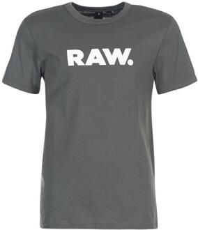 G-Star Heren Organisch Katoenen T-Shirt Gray Heren