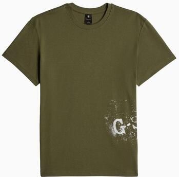 G-Star Raw T-shirt Korte Mouw SPRAYED GR R T