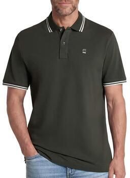 G-Star RAW Striped Collar Slim Polo Grijs Heren