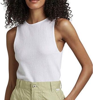 G-Star RAW Tanktop 3D Rib Wit Dames - Foto 2