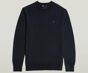 G-Star RAW Premium Core Gebreide Trui Donkerblauw Heren
