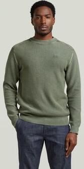 G-Star RAW Washed Gebreide Trui Groen Heren