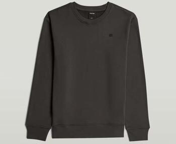 G-Star RAW Logo Sweater Grijs Heren