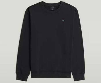 G-Star RAW Logo Sweater Zwart Heren