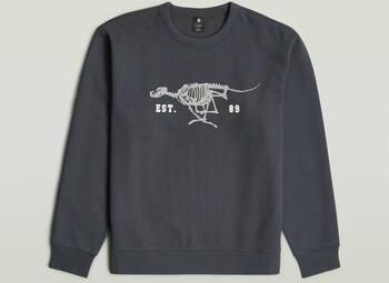 G-Star RAW Running Dog Sweater Donkerblauw Heren