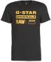 G-Star Biologisch Katoenen Heren T-Shirt Black Heren - Thumbnail 2