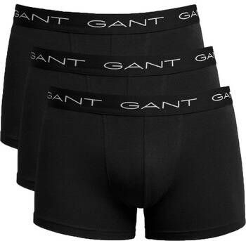 Gant Boxers Boxershorts 3-Pack Zwart