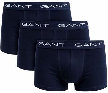 Gant Boxers Boxershorts Trunk 3-Pack Navy