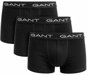 Gant Boxers Boxershorts Trunk 3-Pack Zwart